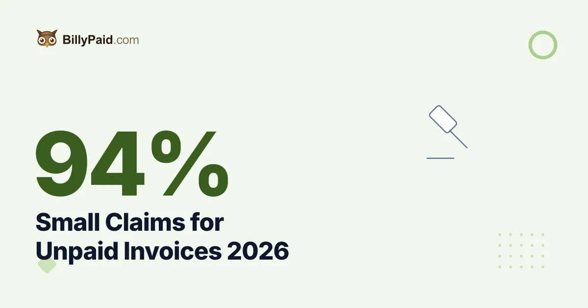 $2,500 to $25,000: Small Claims for Unpaid Invoices [Complete 2026 Guide]